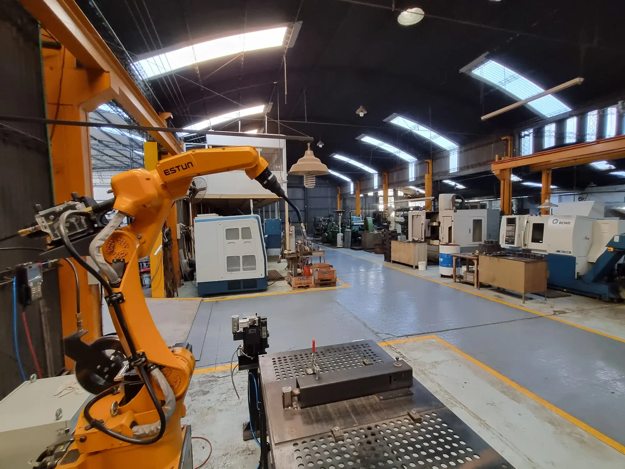 Robot de soldadura CNC